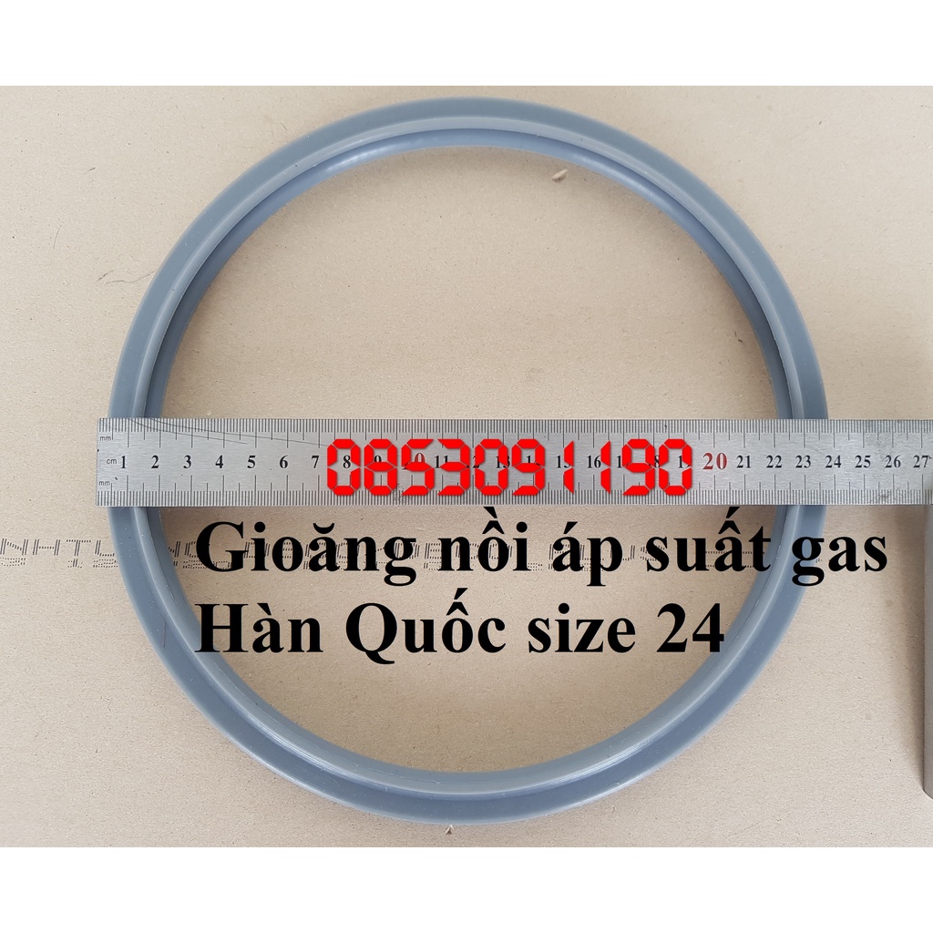 Gioăng cao su- ron chính hãng nồi áp suất Hàn quốc 2 size 22,24cm dùng cho nồi 3-6 lít