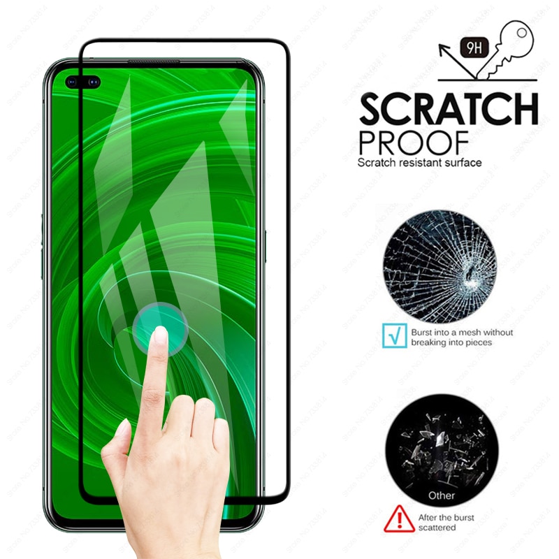 Set Kính Cường Lực 2 Trong 1 Bảo Vệ Camera 9h An Toàn Cho Oppo Realme 6 Pro 6i