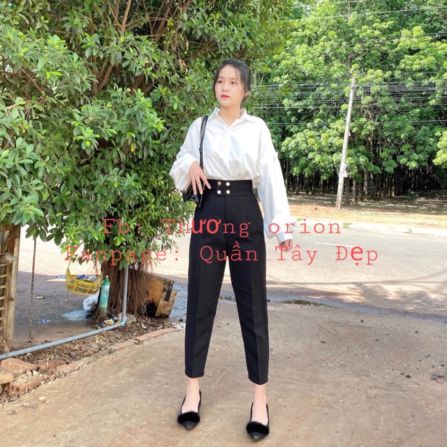 Quần BAGGY 12 ĐAI CAO - ẢNH CHụp thật 100%