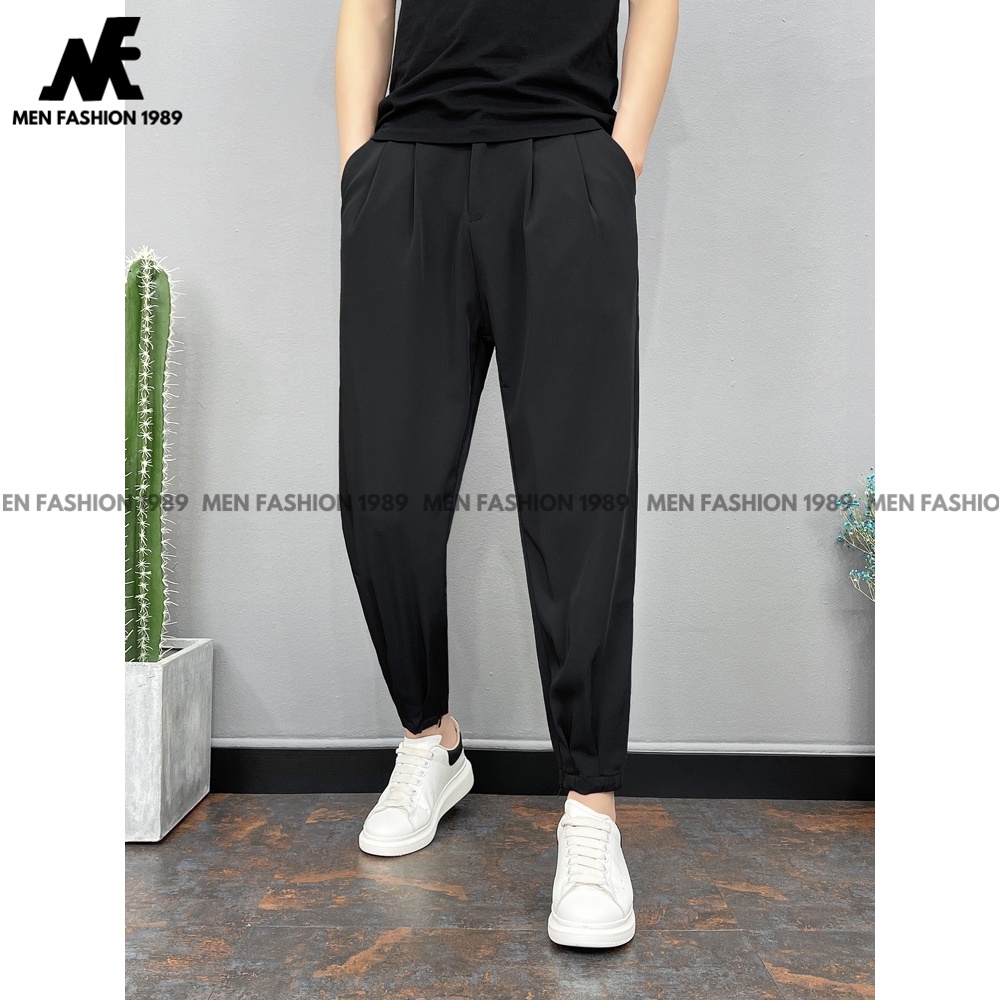 Quần thể thao jogger gấu bó khóa kéo đàn hồi cao cấp MENFASHION1989 JOGGER NAM 003