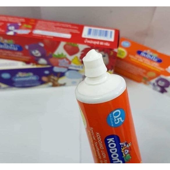 Kem Đánh Răng Trẻ Em Kodomo Bé Nuốt Được An Toàn Chính Hãng Tuýp 45g