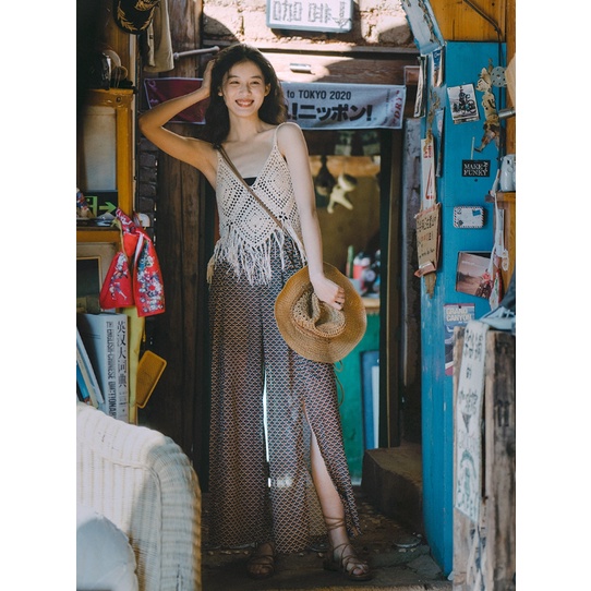 Áo len móc style Retro/Vintage mẫu 01 Layla Corner - Laylaland