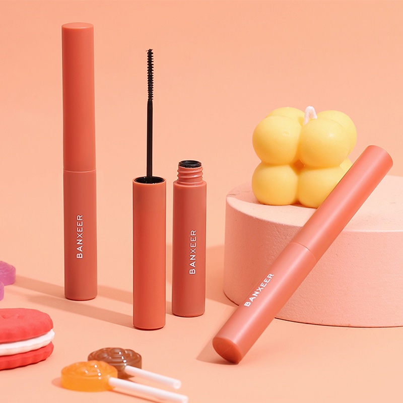 [Hàng mới về] Mascara đầu cọ nhỏ siêu mảnh trang điểm lâu trôi nhanh khô không nhòe chống nước