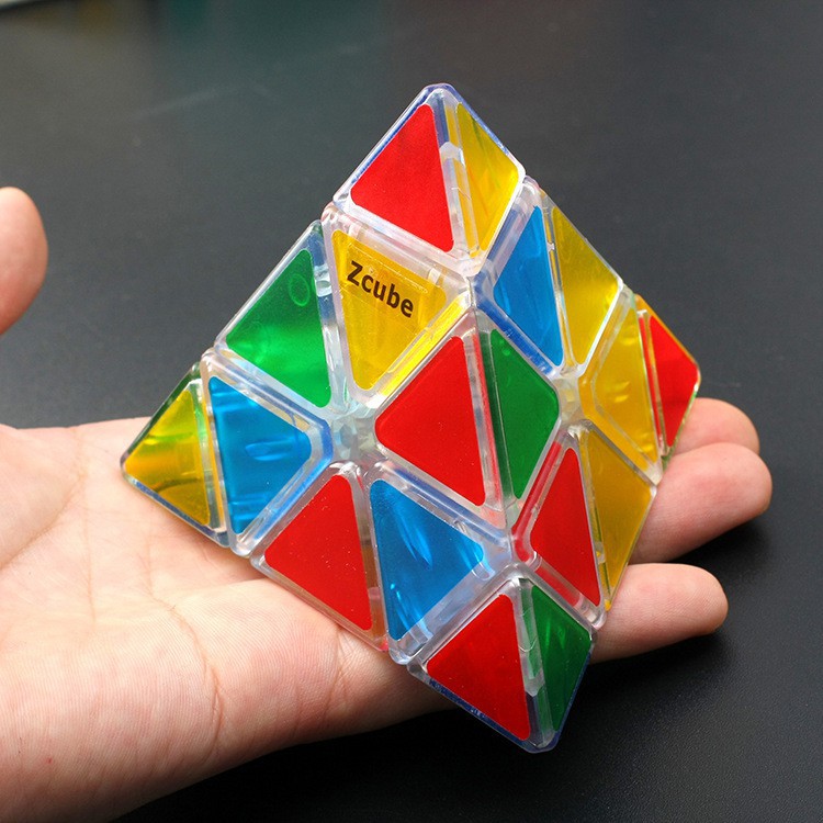 ❤️ HOTSALE ❤️ Đồ chơi Rubik Z-Cube TRONG SUỐT Pyramix Tam Giác HM0418 CAO CẤP