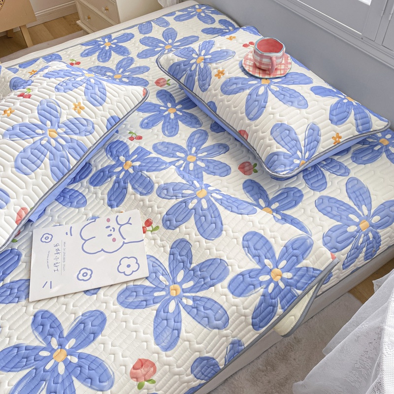 Bộ Drap giường Bằng Latex Tự Nhiên Mềm Mại Có Thể Giặt Sạch