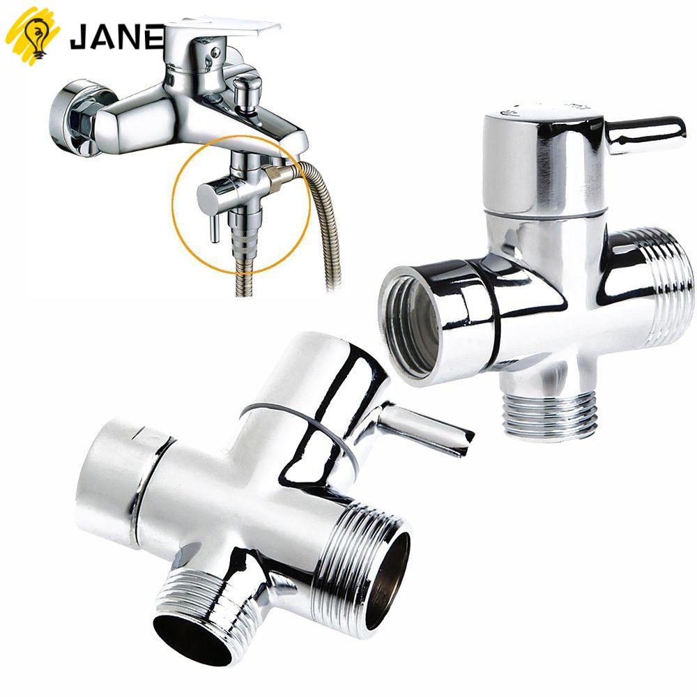 Van ghép nối chuyển đổi đảo hướng ống nước 3 chiều cho bidet/vòi hoa sen nhà tắm bằng đồng thau
