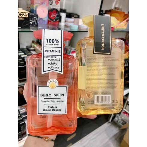 SỮA TẮM NƯỚC HOA SEXY SKIN 600ml(HÀNG CHÍNH HÃNG)