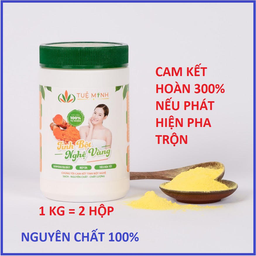 [Mã GROSALE2703 giảm 8% đơn 250K] 1kg Tinh bột nghệ vàng Tuệ Minh hàng chuẩn xịn ngon bao test 7 ngày | BigBuy360 - bigbuy360.vn