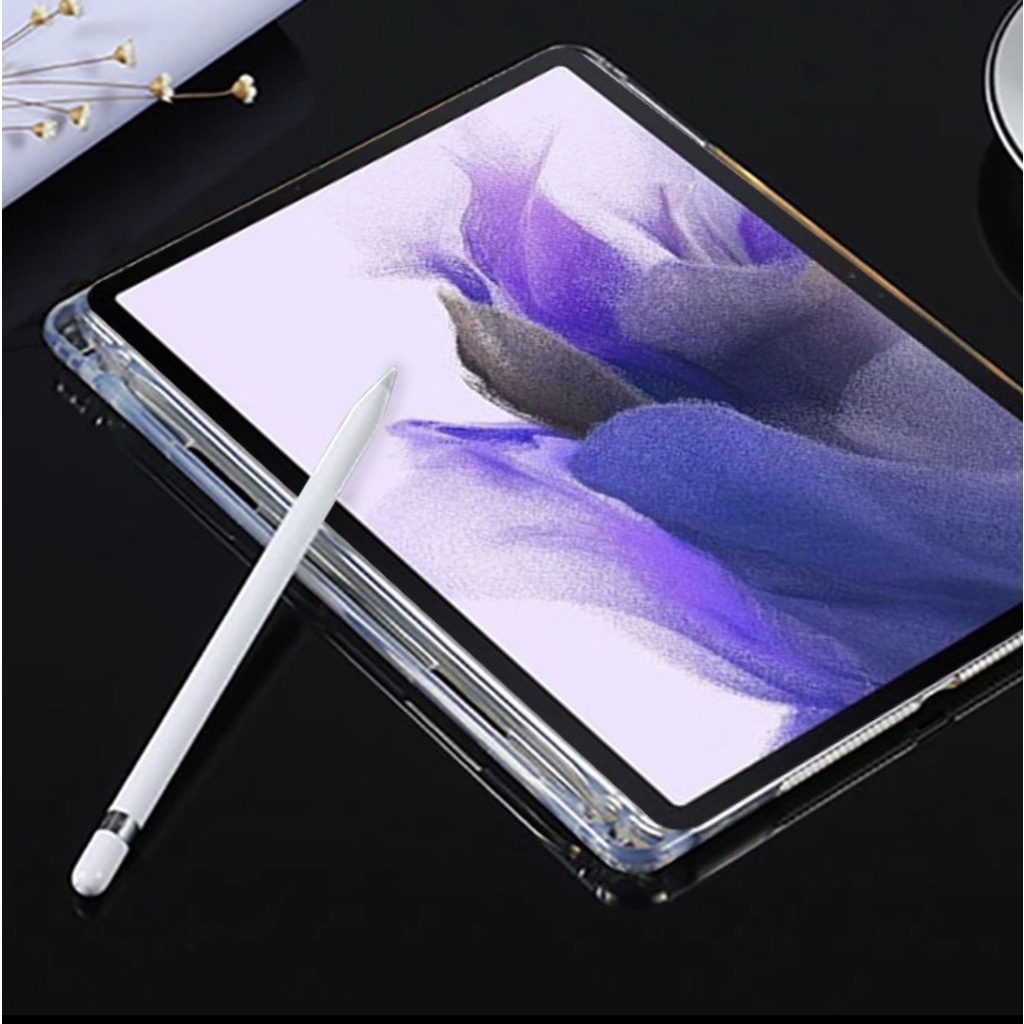 Bao Da Máy Tính Bảng Mềm Trong Suốt Có Ngăn Đựng Bút Cho Tab S8 Tab S8 + Tab S8 Ultra Tab S7 Tab S7 + Tab S7 FE 5G Tab S6 Lite Giá Đỡ