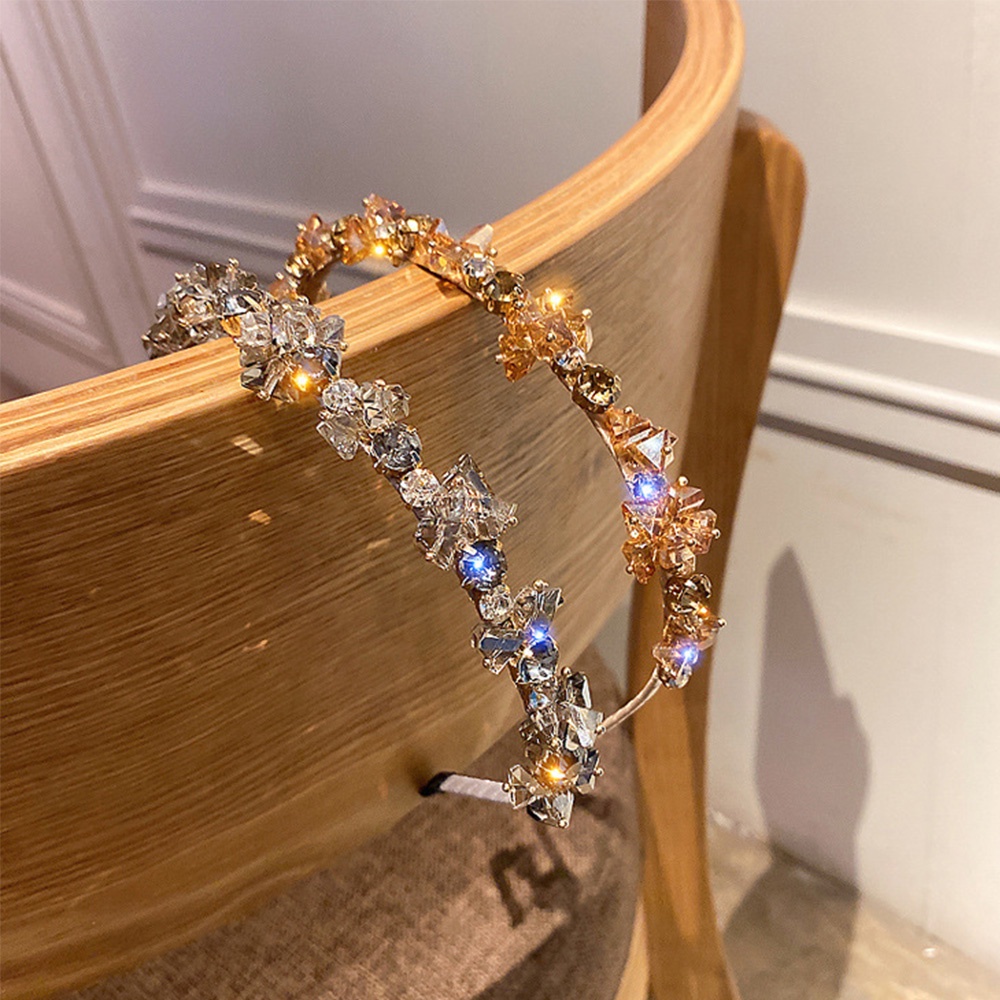 Băng đô cài tóc bằng hợp kim nhiều màu sang trọng cho nữ