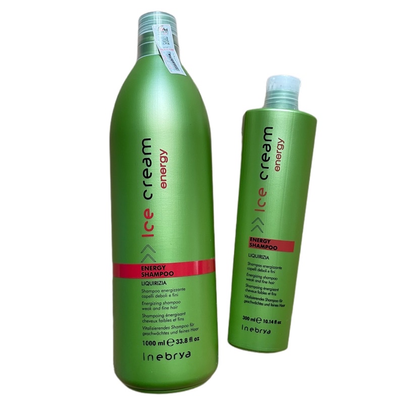 Dầu gội chống rụng tóc Inebrya Ice Cream Energy - Anti Hair Loss 1000ml