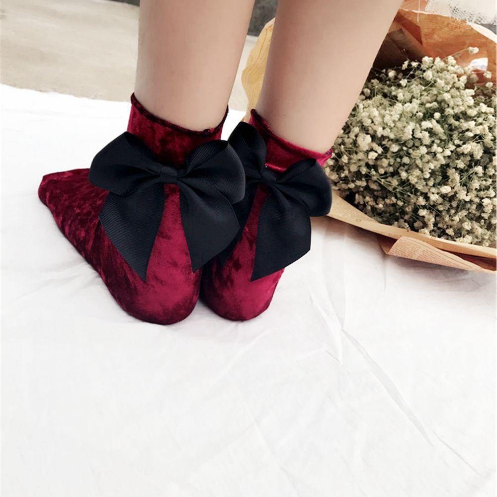 Vớ Nhung Co Giãn Họa Tiết Dễ Thương Thời Trang