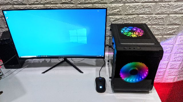 Mini Pc + Màn 24in Cong 75hz | BigBuy360 - bigbuy360.vn