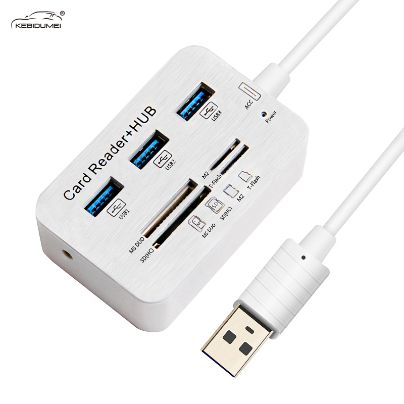 Bộ chia KEBIDUMEI 3 cổng Usb 3.0 đa năng