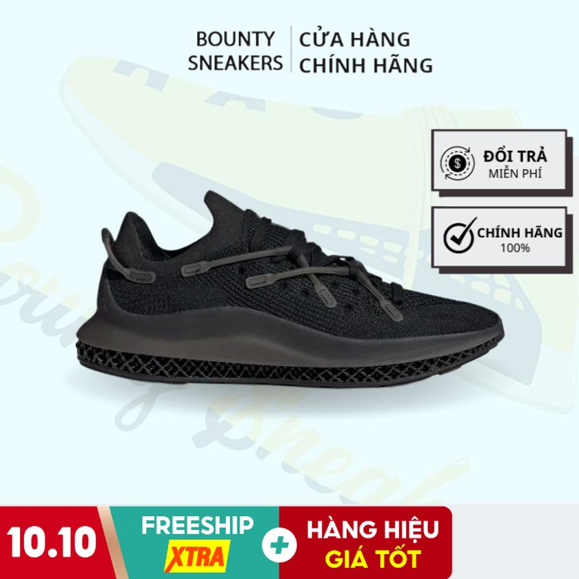 Giày thể thao nam Adidas fusio 4d "Triple Black" H04510 - Hàng Chính Hãng - Bounty Sneakers