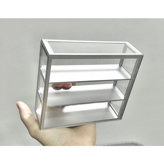 Mô hình tủ kính mica 1/12