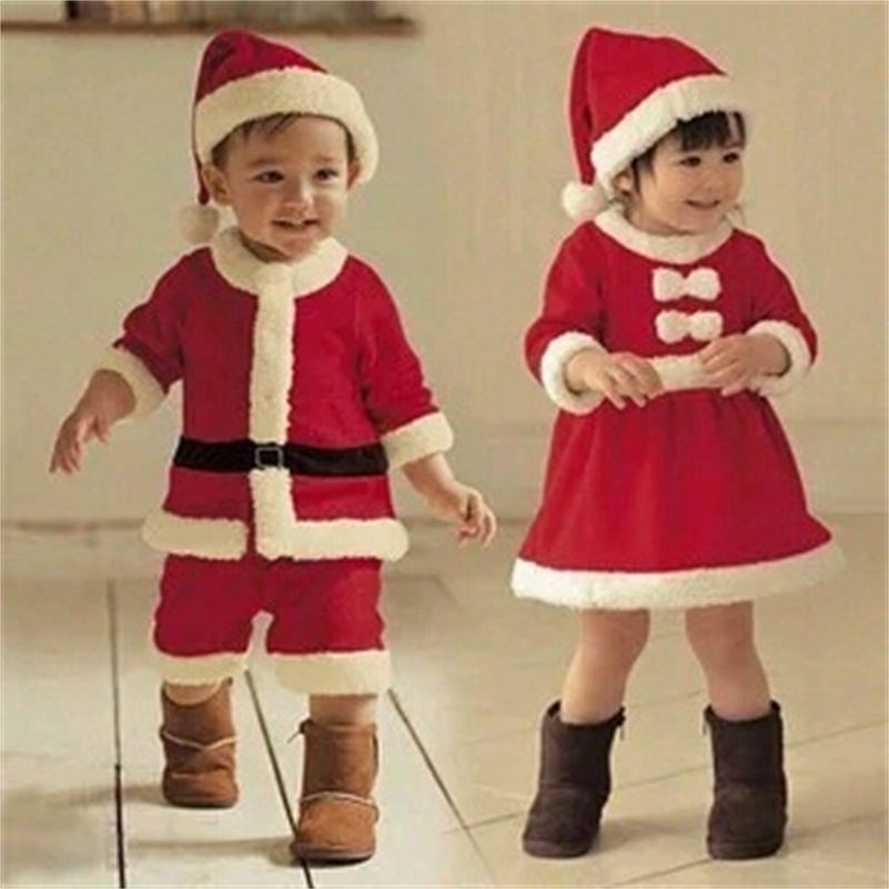 Bộ Đồ Hóa Trang Ông Già Noel Xinh Xắn Cho Bé