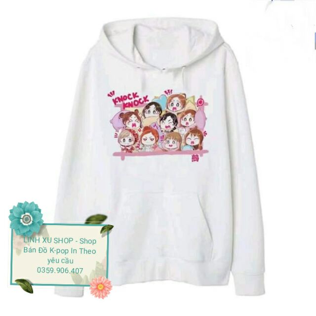 Áo hoodie TWICE - giá rẻ in theo yêu cầu