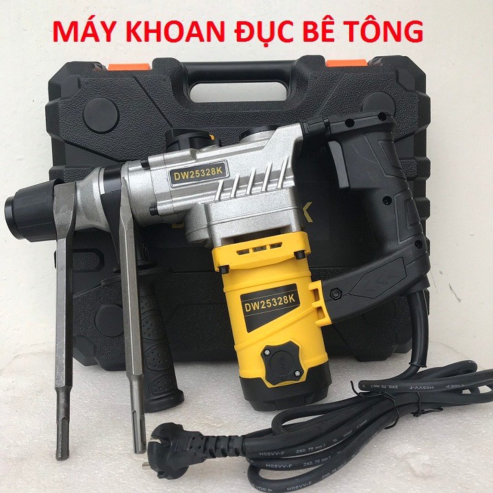Máy khoan đục bê tông DEWALt 1350W kèm mũi đục