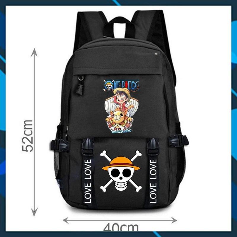 BST Balo Đi Học Cao Cấp One Piece - Đảo Hải Tặc, Balo Monkey D.Luffy độc đẹp