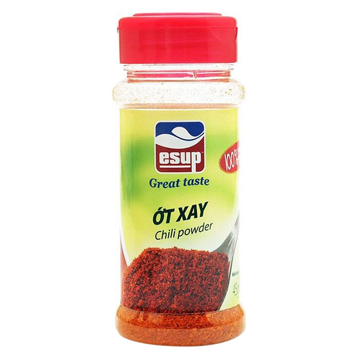 Muối Chấm Trái Cây / Muối tiêu lá chanh / Ớt xay / Bột nghệ Esup (80g)