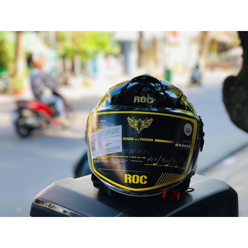 Phụ kiện ROC 02 R2 R02 mũ nón bảo hiểm fullface pát chốt khoá cài gài kính, pas bát kính thay thế mũ nón bảo hiểm