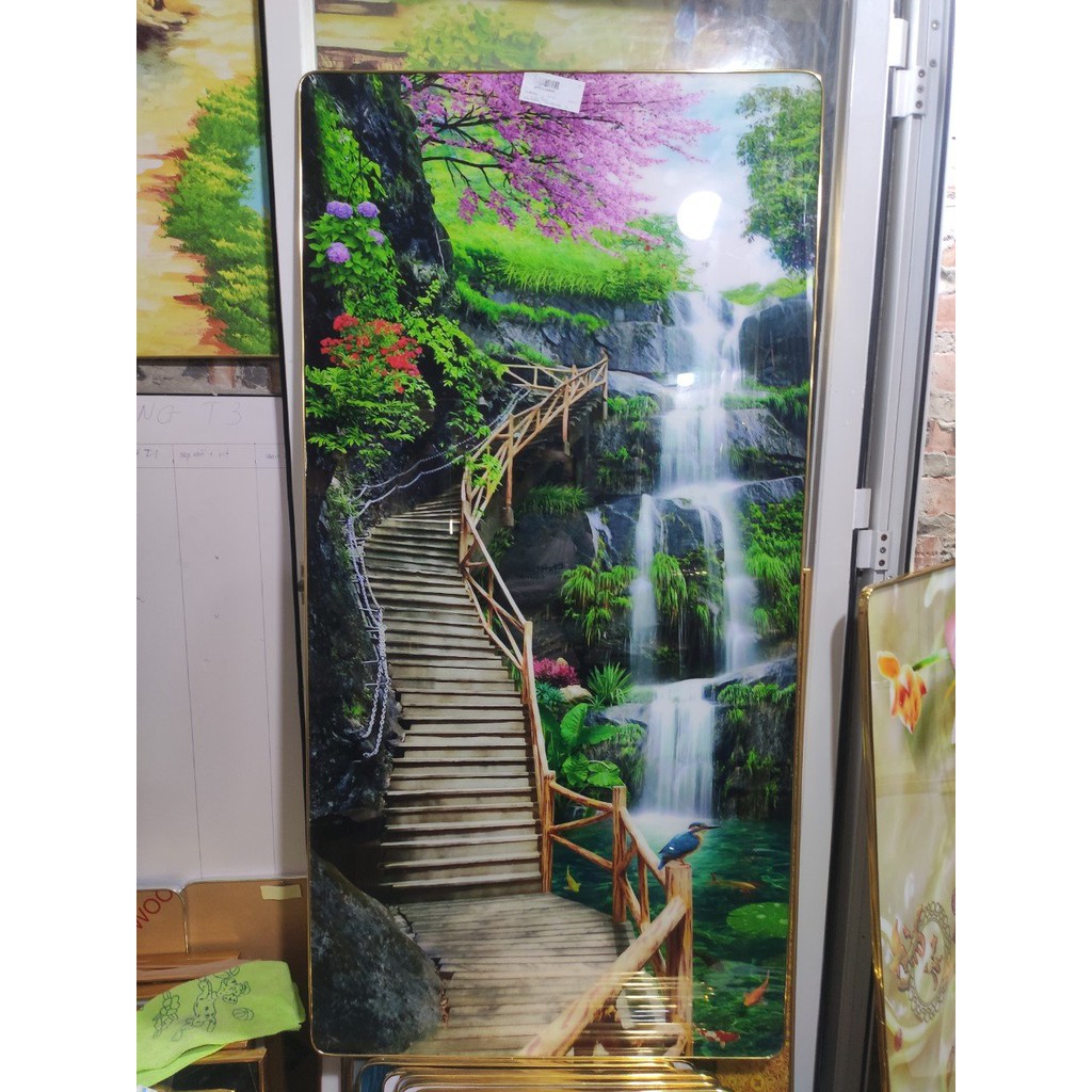 Tranh tráng gương 5D- Mẫu tranh đứng siêu hot, mang cả thiên nhiên vào nhà- giá tận xưởng thấp nhất thị trường