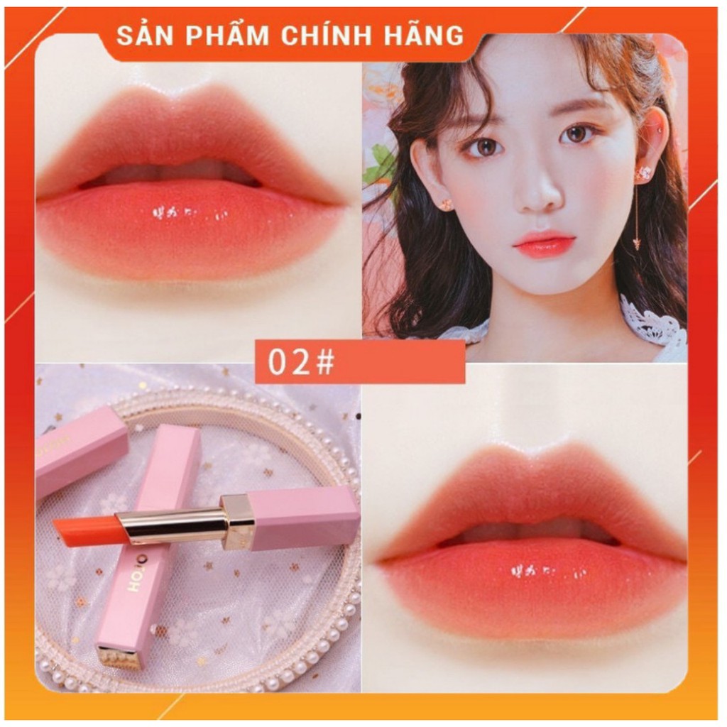 Son Dưỡng Môi Có Màu HOJO có thể thay đổi màu sắc giúp dưỡng ẩm cho môi căng mọng