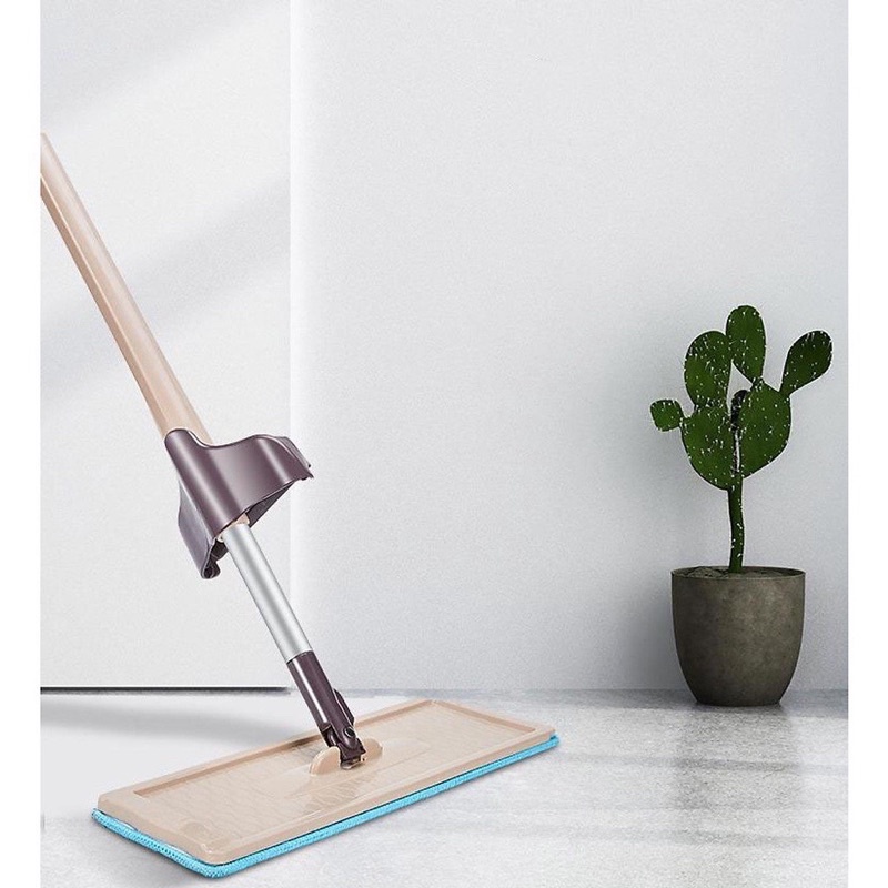 Cây Lau Nhà Tự Vắt Thông Minh Xoay 360 độ Tiện Dụng - Tặng Bông Lau