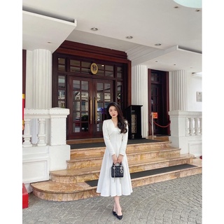 White Set Phoebe áo blazer và váy hai dây