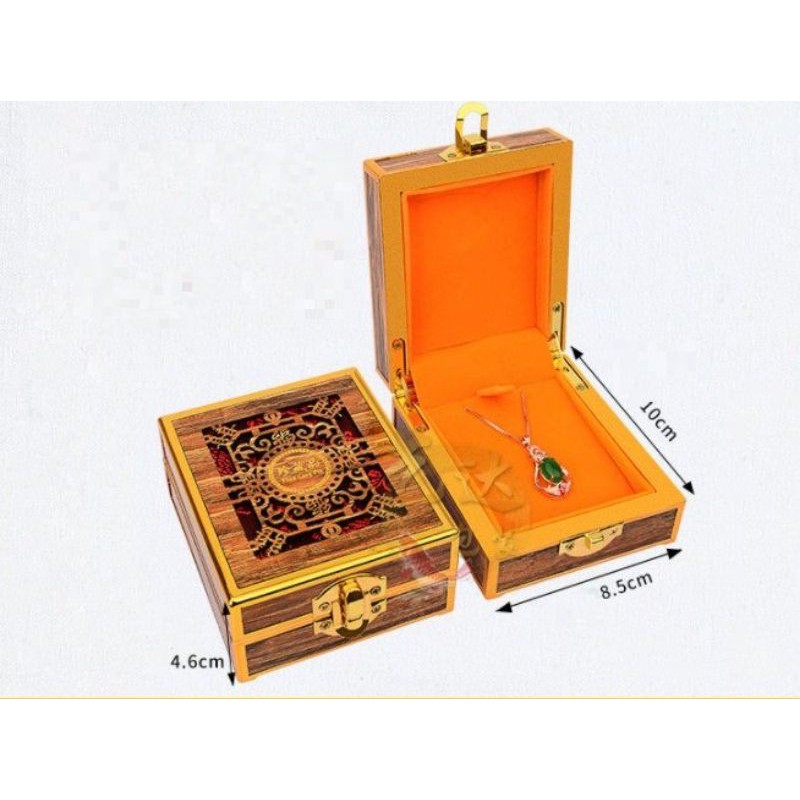 Hộp gỗ bọc vàng đựng vòng, đựng bộ siêu sang. | BigBuy360 - bigbuy360.vn