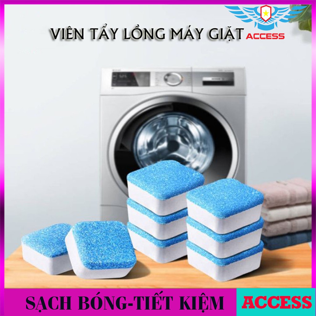 [ BỘ 50 VIÊN ] Viên Tẩy Lồng Vệ Sinh Lồng Máy Giặt, Viên Thả Vệ Sinh Sạch Vết Ố Bẩn,Tẩy Cặn Bẩn Máy Giặt,Diệt Khuẩn