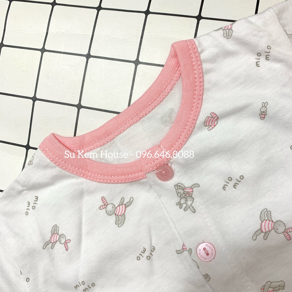 Áo dài tay MioMio 100% cotton mỏng mát cho bé từu sơ sinh