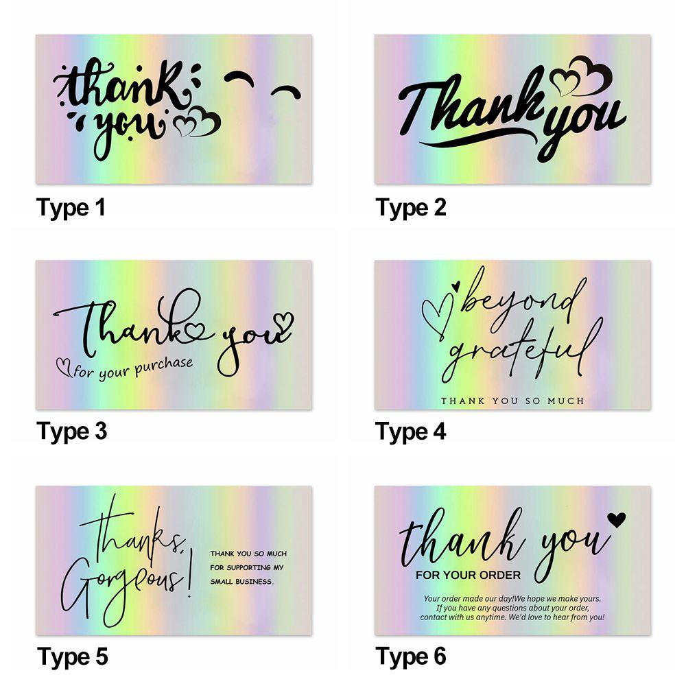 Bộ 50 Nhãn Dán &quot;Thank You For Your Order&quot;