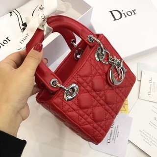 Túi Dior lady khoá bạc