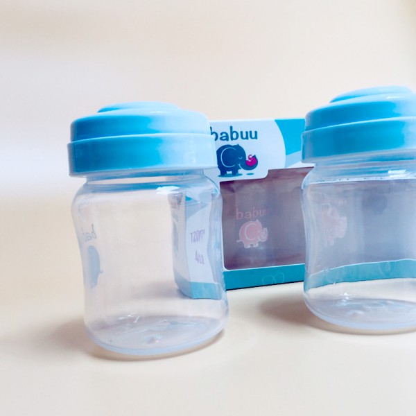 Bộ trữ sữa 3 bình Babuu Baby Nhật Bản dung tích tối đa 150ml (có tách lẻ)