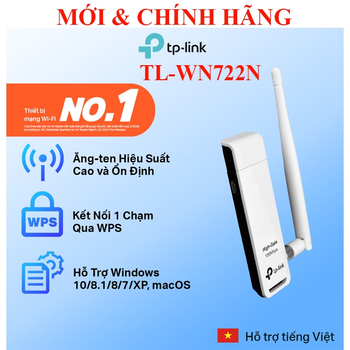 USB Wifi TP-Link Archer T2U Plus, Archer T2U Nano, TL-WN823N, TL-WN725N, TL-WN722N