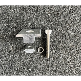 Kẹp giữa tấm pin năng lượng mặt trời 30mm,35mm,40mm chất liệu nhôm AL6005-T5