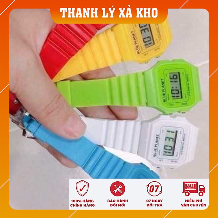 [THANH LÝ XẢ KHO] Đồng Hồ Điện Tử Thời Trang Nam Nữ Dây Nhựa Bền Chống Nước Có Đèn Led S5 STORE DH007 | BigBuy360 - bigbuy360.vn