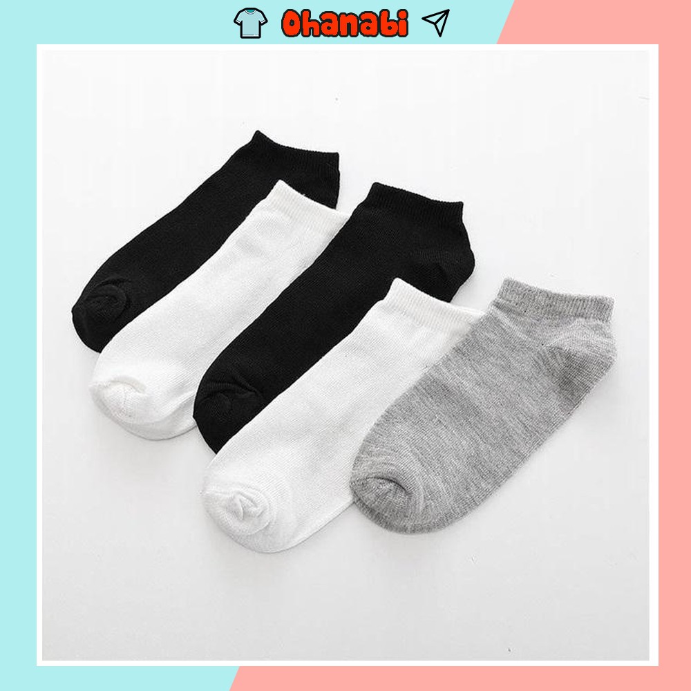 Tất nam nữ cổ thấp giá rẻ chống trơn siêu đẹp OHANA