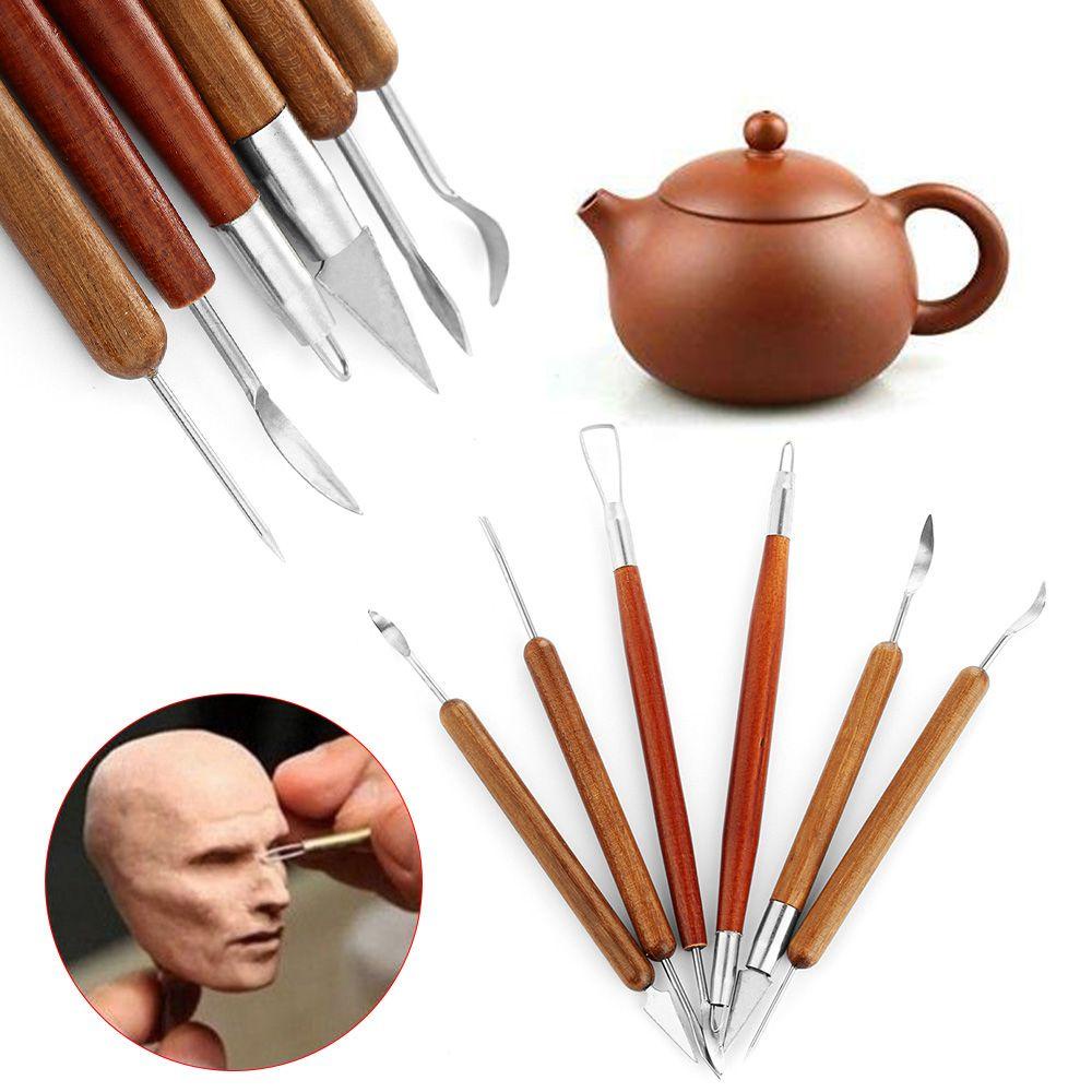 LONTIME 6 cái / bộ eslay esculpting es esainting esood es andle esud escraper esax esarving eshapers