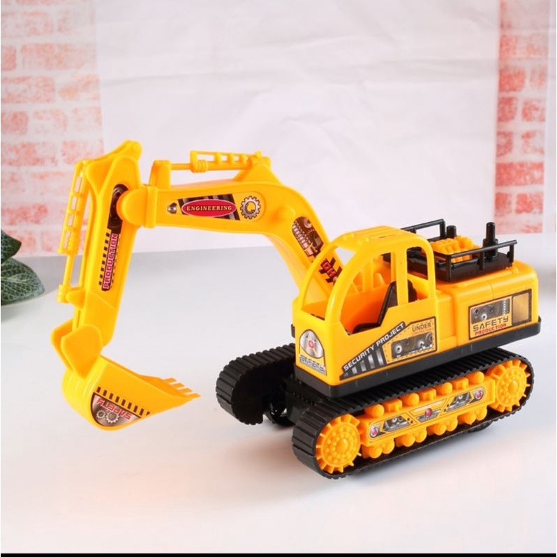 Xe đồ chơi công trình chạy đà cho bé