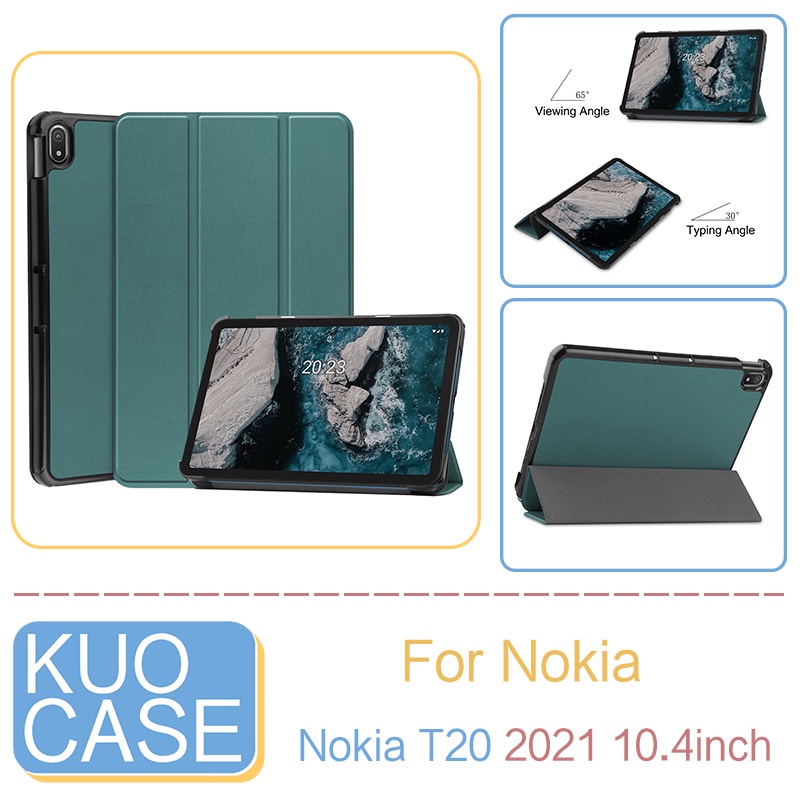 Ốp điện thoại Da PU Cho Nokia T20 10.4inch 2021