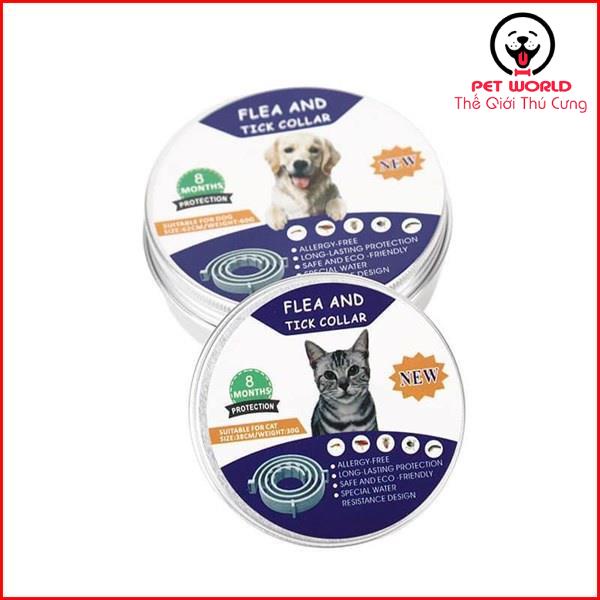 Vòng cổ chống ve rận cho chó mèo