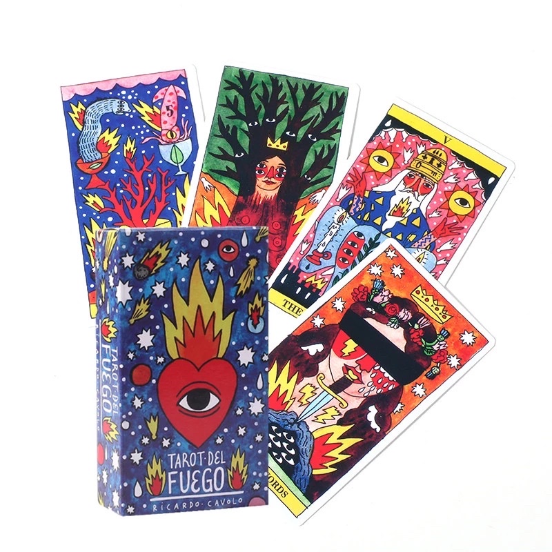 Bộ bài 78 lá Tarot del Fuego, Tác giả Ricardo Cavolo