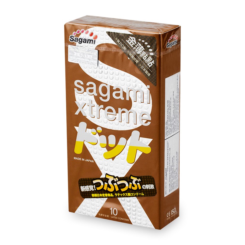 Bao cao su Sagami Xtreme Feel Up (tăng cảm giác) hộp 10 chiếc