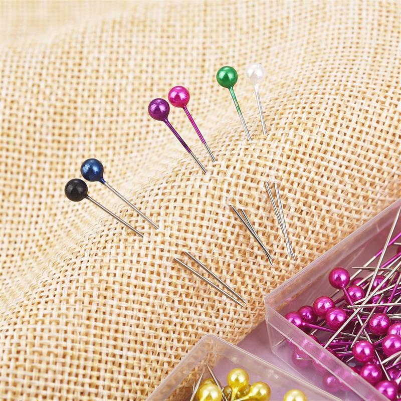 Set 100 Kim Ghim Đầu Tròn 38mm Nhiều Màu Sắc Chuyên Dụng Trong May Mặc