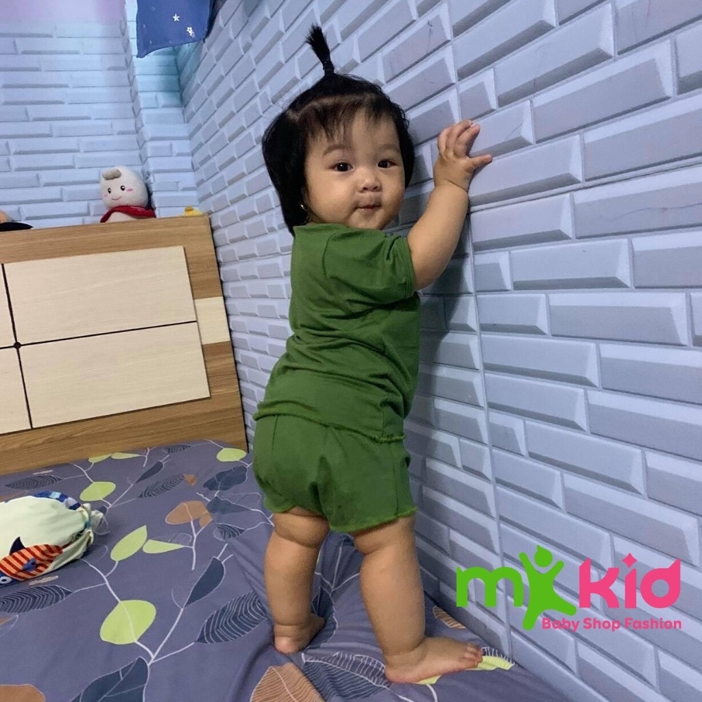 Bộ Minky Mom Cho Bé  FREE SHIP  Bộ Minky Mom Chip Cạp Cao Hè Siêu Mềm Mát Cho Bé Thoải Mái Vui Chơi