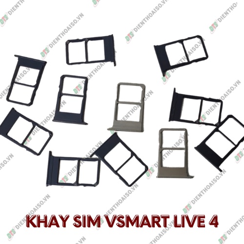 Khay sim vsmart live 4 đen , xám