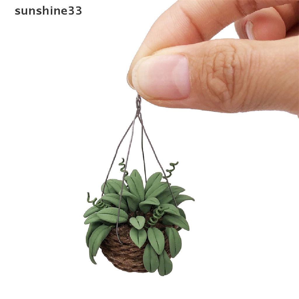 Cây Cảnh Giả Trang Trí Nhà Búp Bê Thu Nhỏ 1 / 12